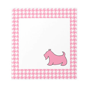 Roze Scottish Terrier School Notitieblok Gift