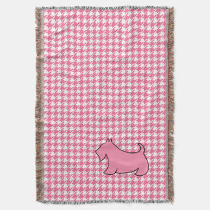 Roze Scottish Terrier Scotty Dog Bedroom Blanket Deken