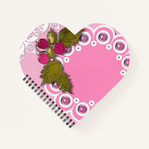 Roze scrapbooking notitieboek
