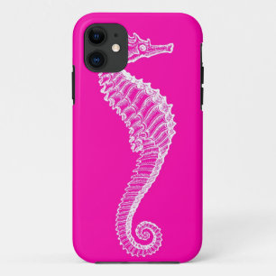 Roze Seahorse iPhone Case