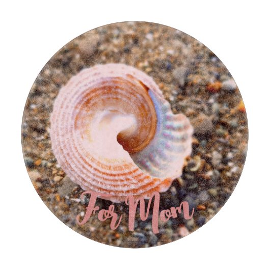  Roze Seashell Snijplank (Voorkant)