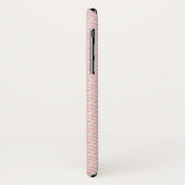 Roze Seigaiha Japans Pattern Persoonlijke naam Case-Mate iPhone Case (Achterkant/links)
