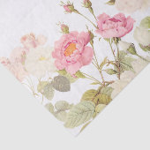 Roze Sepia  Rozen Illustratie van beemdje Tissuepapier (Detail)