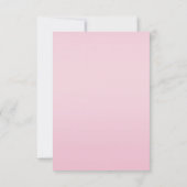 Roze Sequins Gouden Boog Save De Datum Bruiloft The Date (Achterkant)