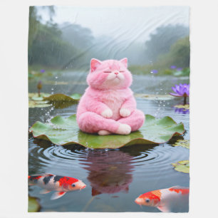 Roze Sereniteit 001 Fleece Deken