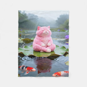 Roze Sereniteit 001 Fleece Deken