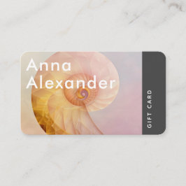 Roze Serenity Design 11 Gift Kaart Visitekaartje