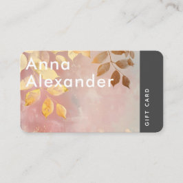 Roze Serenity Design 9 Gift Kaart Visitekaartje