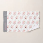 Roze set handdoeken van Floral (Handdoek)