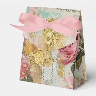 Roze Shabby Chic Rozen Bedankdoosjes