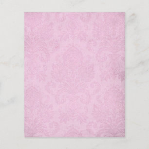 Roze Shabby Damast Scrapbookpapier