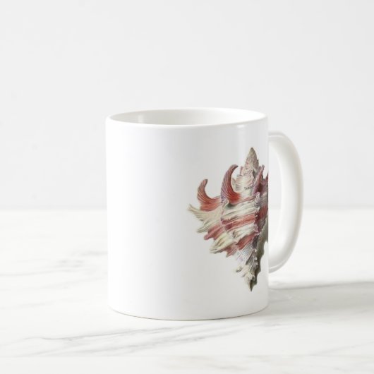 Roze Shell Koffiemok (Voorkant rechts)