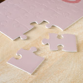  Roze Shell op de Aangepersonaliseerde Beach Legpuzzel (Zijkant)