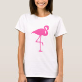 Roze Shirt Flamingo (Voorkant)