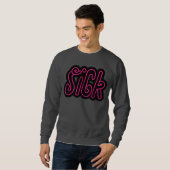 Roze Sick Sweater (Voorkant volledig)
