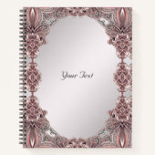 Roze Sier Notebook Notitieboek (Voorkant)