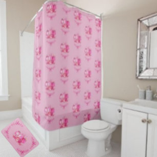 Roze Siercluster Mat Kerstboog Accent 