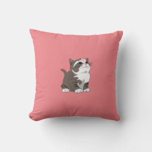 Roze Sierkussen Schattigee Baby Cat - Kies kleur