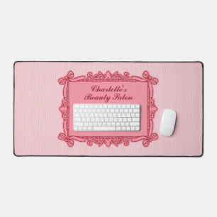 Roze Sierlijke Boog Frame Salon Bureaumat