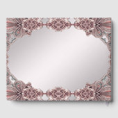 Roze sierlijke gastenboek (Achterkant)