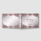 Roze sierlijke gastenboek (Volledig)