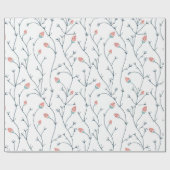  roze sinaasappel cadeaupapier (Vlak)