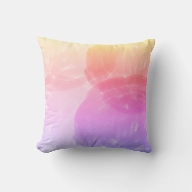 roze sinaasappel kussen (Voorkant)