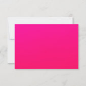 Roze sinaasappel QR Code Response Kaart bruiloft R (Achterkant)