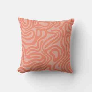 Roze sinaasappels Patronen Abstract Sierkussen