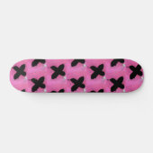 Roze skateboard. skateboard (Horizontaal)