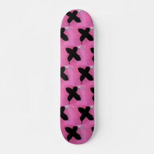 Roze skateboard. skateboard