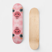 Roze Skateboard van baby Piglet - Smile (Voorkant)