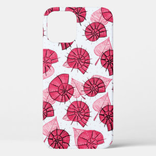 Roze slakken Pattern Girly Zoology iPhone 12 Pro Hoesje