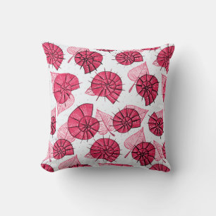 Roze slakken Pattern Girly Zoology Kussen