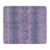 Roze Slangenhuid Dierenprint Snijplank (Voorkant)