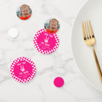 Roze Slechte Twee Het Bone Skelet 2e Verjaardagsfe