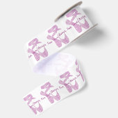roze slippers lint (Achterkant)