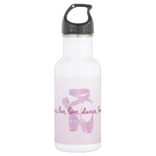 roze slippers waterfles