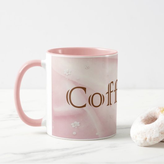 Roze Slurfbeker Mok (Met donut)