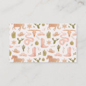 Roze Snake Luier Raffle Ticket Informatiekaartje (Achterkant)