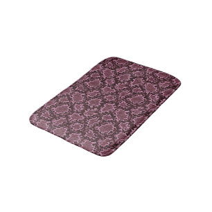 Roze Snake Print Badmat