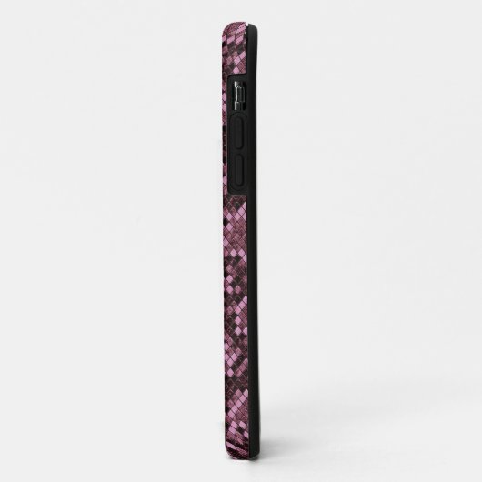 Roze Snake Print Case-Mate iPhone Case (Achterkant/links)