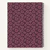 Roze Snake Print Notitieboek (Achterkant)