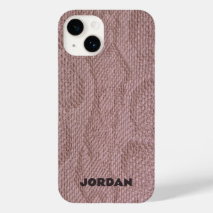 Roze Snakeskin Case-Mate iPhone 14 Hoesje