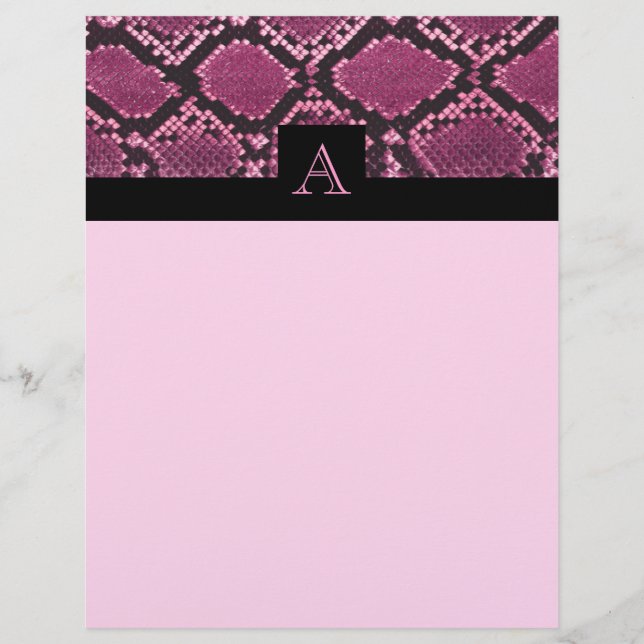 Roze Snakeskin-patroon (Voorkant)