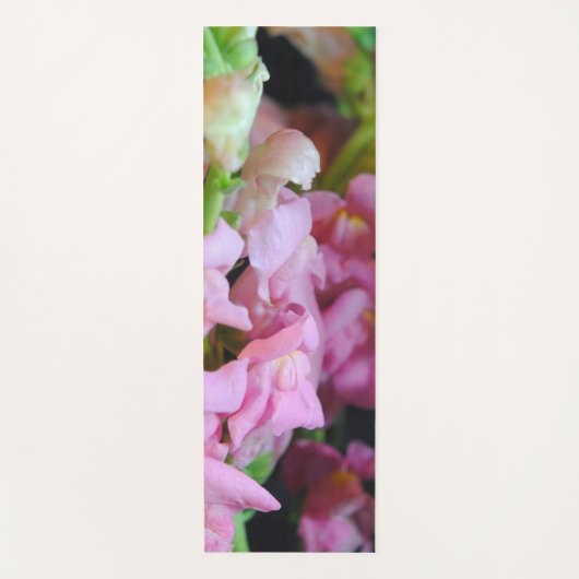 Roze Snapdragons Yogamat (Voorkant)