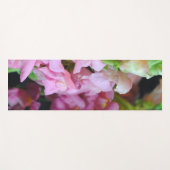 Roze Snapdragons Yogamat (Voorkant (horizontaal))