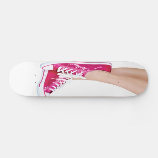 Roze Sneakers skateboard (Horizontaal)