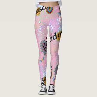 Roze Snoep Floss Steampunk Leggings