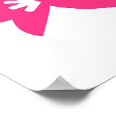 Roze snoep poster (Hoek)